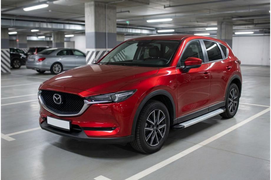 Mazda CX-5 2017–2025 Bočné nášľapy Maya V2 (2 ks, hliník) Image