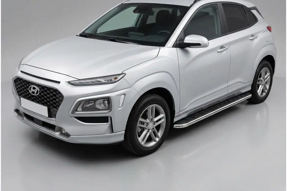 Hyundai Kona 2017–2023 Bočné nášľapy Maydos V1 (2 ks, hliník) Fotografia 1