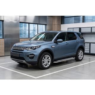 Bočné prahy Maydos V2 (2 ks, hliník / nehrdzavejúca oceľ) Land Rover Discovery Sport 2014– fotografia 1