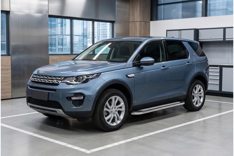 Land Rover Discovery Sport 2014– Bočné prahy Maydos V2 (2 ks, hliník / nehrdzavejúca oceľ) 2014-2019 Image