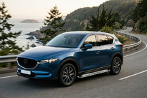 Mazda CX-5 2017–2025 Bočné nášľapy Maydos V2 (2 ks, hliník/nehrdzavejúca oceľ) fotografia 1