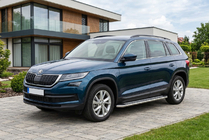 Skoda Kodiaq 2016–2023 Bočné nášľapy Maydos V2 (2 ks, hliník/nehrdzavejúca oceľ) fotografia 1