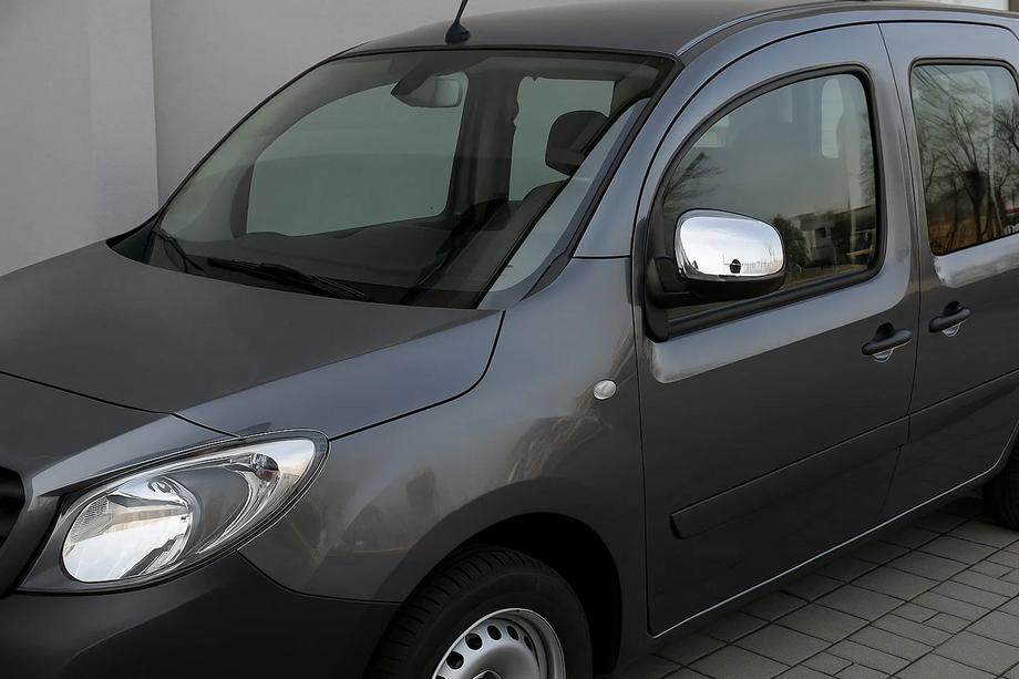Mercedes Citan 2013–2021 Chromové kryty spätných zrkadiel (2 ks, nerez) OmsaLine – talianska nehrdzavejúca oceľ Image