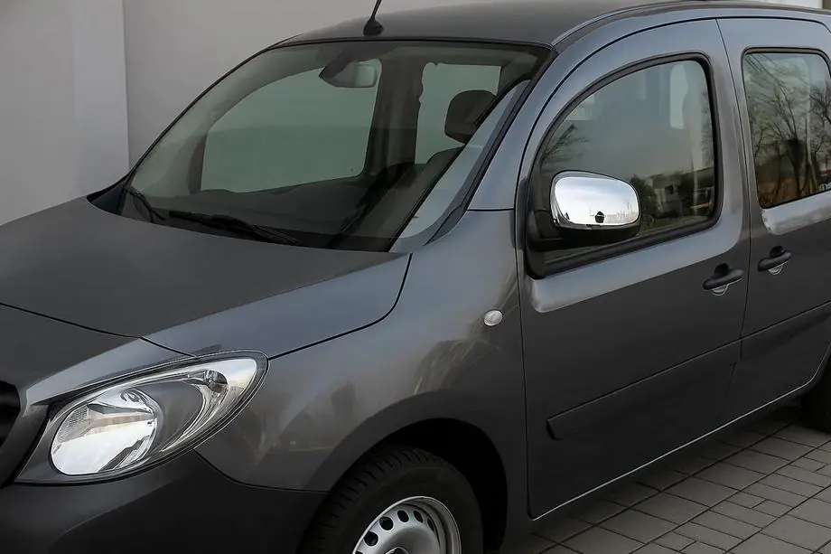 Mercedes Citan 2013–2021 Chromové kryty spätných zrkadiel (2 ks, nerez) Fotografia 1