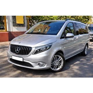 Predná maska chladiča GT Panamericana Chrome (2014-2023 pre Vito W447) Mercedes Vito/V-trieda W447 2014– fotografia 4