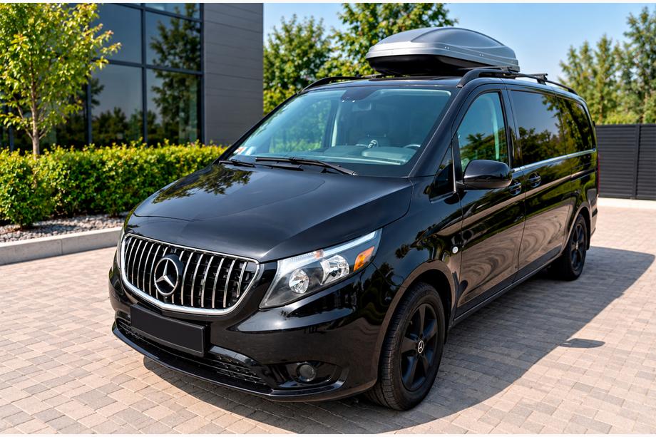 Mercedes Vito/V-trieda W447 2014– Predná maska chladiča GT Panamericana Chrome (2014-2023 pre Vito W447) Fotografia 7