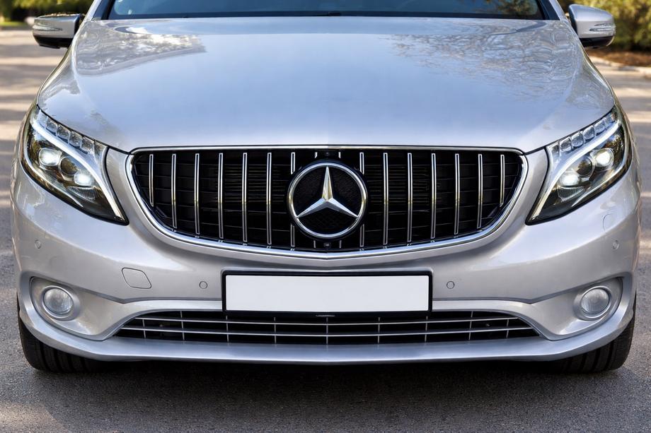 Mercedes Vito/V-trieda W447 2014– Predná maska chladiča GT Panamericana Chrome (2014-2023 pre Vito W447) Fotografia 4