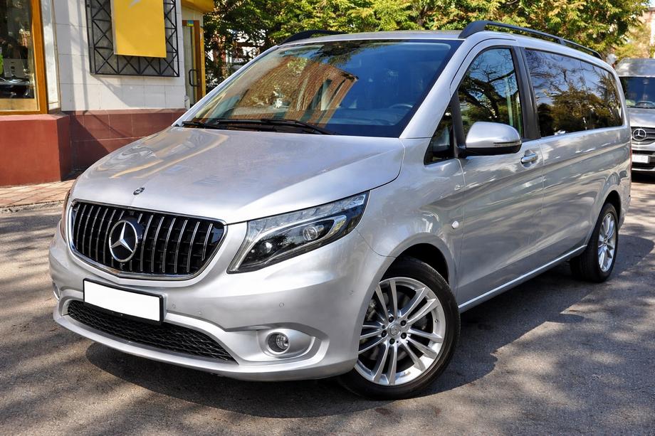 Mercedes Vito/V-trieda W447 2014– Predná maska chladiča GT Panamericana Chrome (2014-2023 pre Vito W447) Fotografia 5