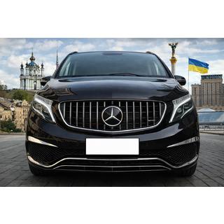 Predná maska chladiča GT Panamericana Chrome (2014-2019 pre V-class) Mercedes Vito/V-trieda W447 2014– fotografia 1
