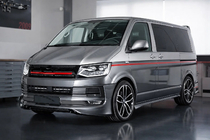 Volkswagen T6 2015–2024 Lip spojler predného nárazníka ABT Original 2015-2018 (na lakovanie) fotografia 3