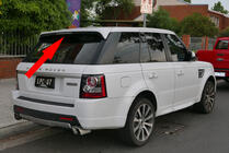 Range Rover Sport 2005–2013 Spojler na lakovanie fotografia 1
