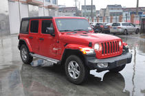 Jeep Wrangler 2007–2017 Bočné nášľapy Silver (2 ks) fotografia 5