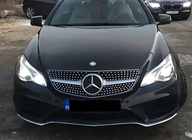 Mercedes E-trieda kupé C207 2010–2017 Predná maska chladiča (2014-2016, Diamond Silver) fotografia 3