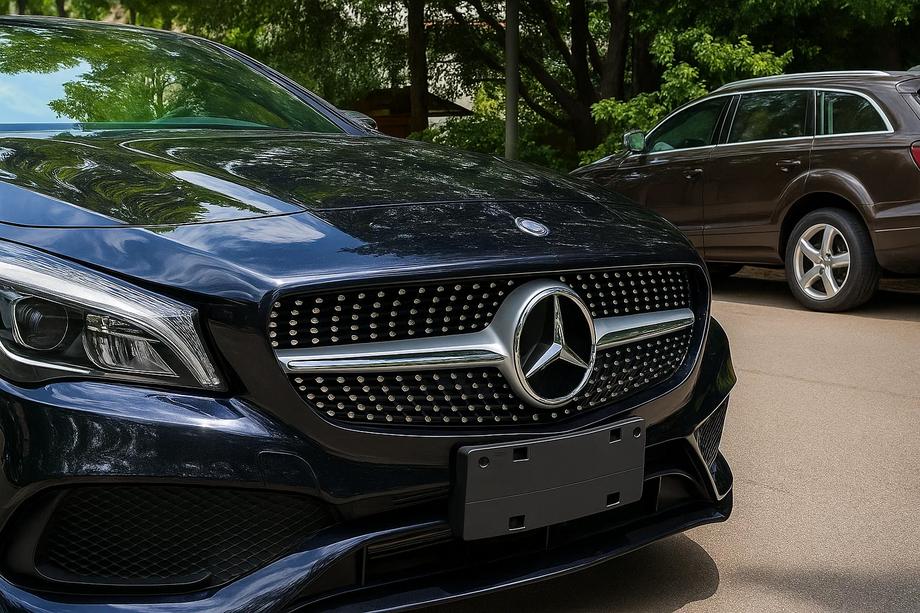 Mercedes CLA C117 2013–2019 Predná maska (2013-2016, Diamond Silver) Image