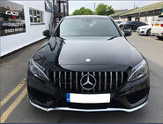 Mercedes C-class W205 2014–2021 Predná maska Panamericana GT (pre Avantgarde/AMG-Line/C43 AMG) 2018+, s kamerou fotografia 6