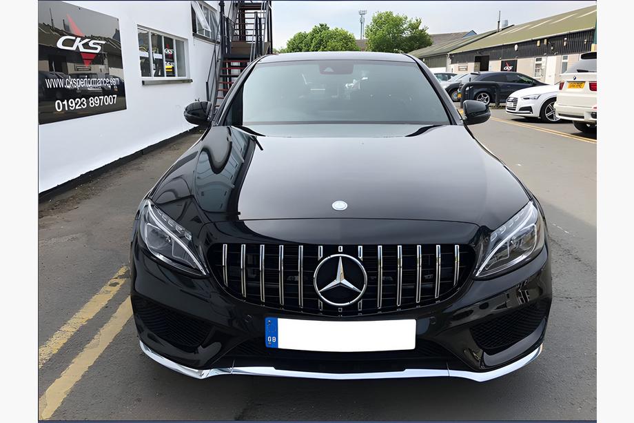 Mercedes C-class W205 2014–2021 Predná maska Panamericana GT (pre Avantgarde/AMG-Line/C43 AMG) Fotografia 6