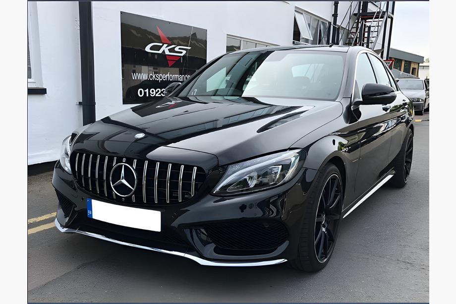 Mercedes C-class W205 2014–2021 Predná maska Panamericana GT (pre Avantgarde/AMG-Line/C43 AMG) Fotografia 8