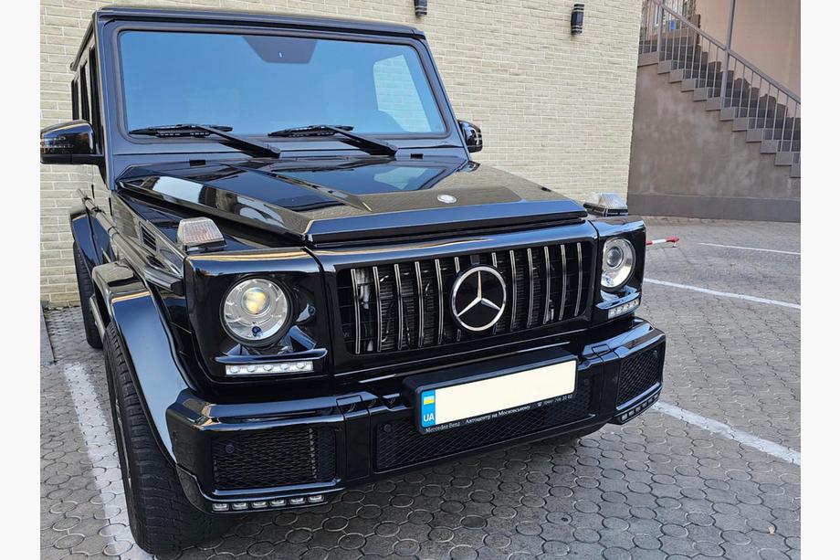 Mercedes G class W463 1990–2018 Predná maska (GT, s chrómovými lištami) Image