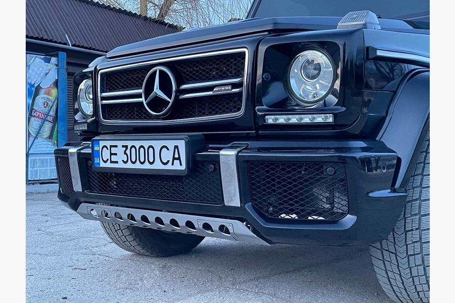 Mercedes G class W463 1990–2018 Predný nárazník AMG G63/G65 (kompletný) G65 (čierna mriežka) Image
