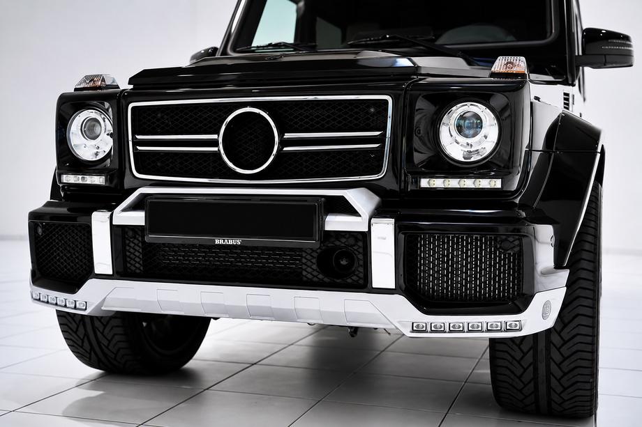 Mercedes G class W463 1990–2018 Lip spojler predného nárazníka BRBS s LED Image