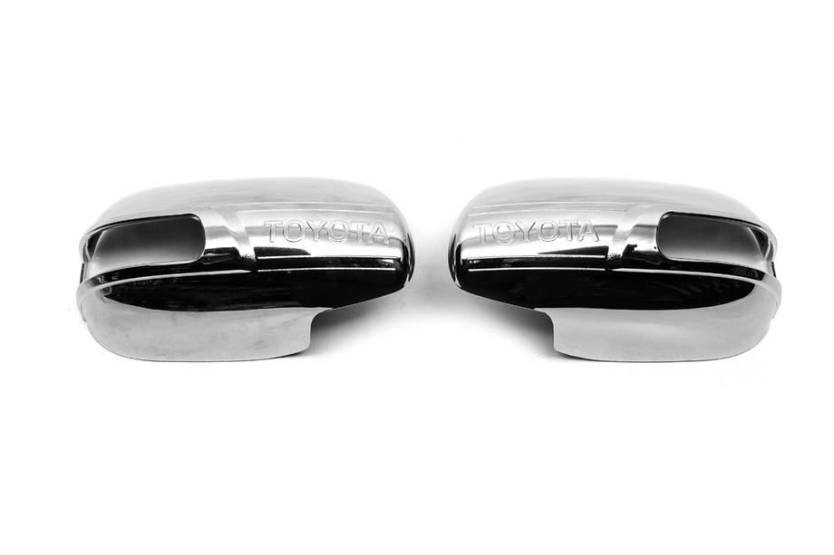 Toyota Corolla 2007–2013 Kryty zrkadiel pre OEM LED (2 ks, plast) Fotografia 2