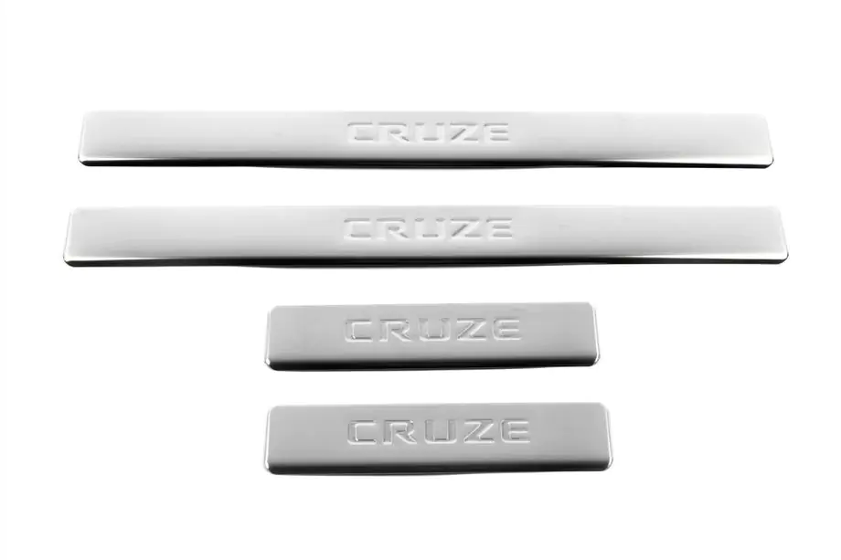 Chevrolet Cruze 2009–2015 Chrómové kryty prahov (4 ks, OmsaLine) Fotografia 3