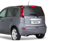 Nissan Note 2004–2012 Nerezová lišta hrany kufra fotografia 3