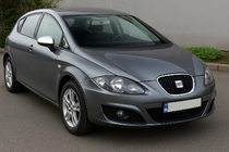 Seat Leon 2005–2012 Kryty spätných zrkadiel (2005-2010, 2 ks, nerez) fotografia 1