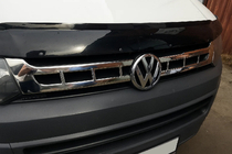 Volkswagen T5 2010–2015 Lišty na masku chladiča (Carmos, 2 ks, nerez) fotografia 3