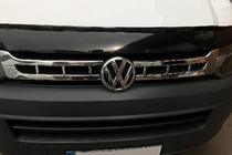 Volkswagen T5 2010–2015 Lišty na masku chladiča (Carmos, 2 ks, nerez) fotografia 4