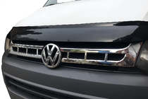 Volkswagen T5 2010–2015 Lišty na masku chladiča (Carmos, 2 ks, nerez) fotografia 1