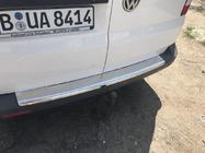Volkswagen T5 2010–2015 Ochranná lišta zadného nárazníka s ohybom (Carmos V1, oceľ) fotografia 2