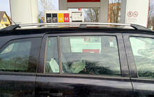 Opel Zafira B 2005–2011 Hliníkové strešné lyžiny (Caravan, chróm) fotografia 6