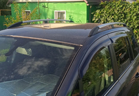 Opel Zafira B 2005–2011 Hliníkové strešné lyžiny (Caravan, chróm) fotografia 1
