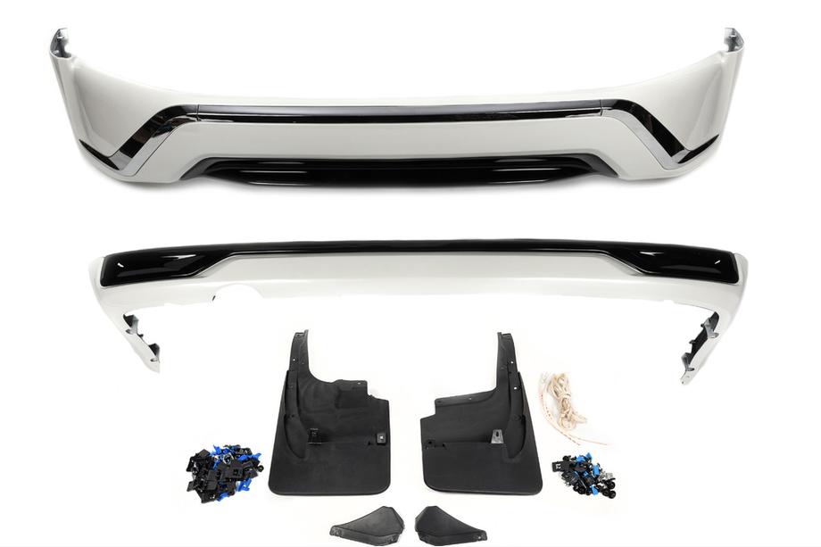 Toyota Land Cruiser 200 2007–2021 Sada body kitu 2016-2021 (Executive 2016) Čierna farba Fotografia 3