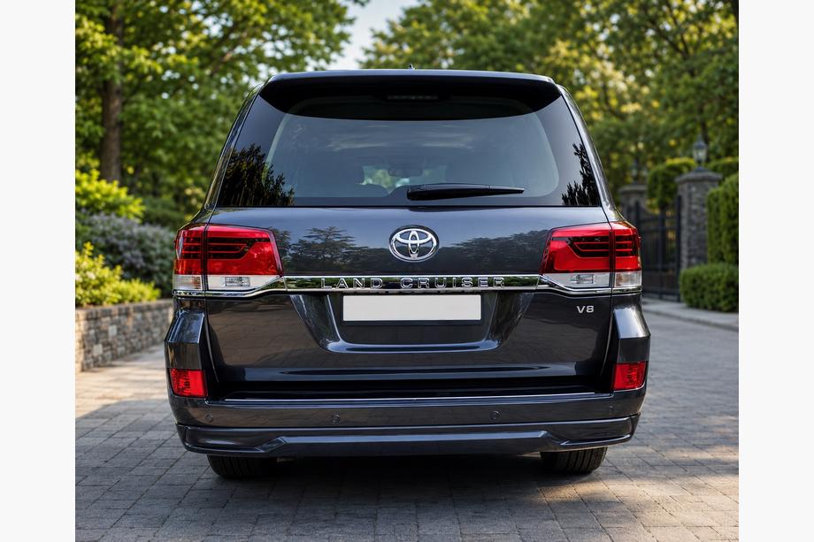 Toyota Land Cruiser 200 2007–2021 Sada body kitu 2016-2021 (Executive 2016) Čierna farba Fotografia 6