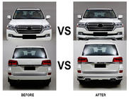 Toyota Land Cruiser 200 2007–2021 Sada bodykitu 2016↗ (Modelista V3) Biela farba fotografia 5