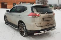 Nissan X-trail T32/Rogue 2014–2021 Zadný ochranný oblúk NSXT.13.6.B1-08 (nerez) fotografia 3