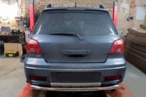 Mitsubishi Outlander 2001–2006 Zadný ochranný oblúk AK002/2 (nerez) fotografia 1