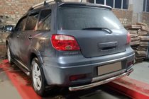 Mitsubishi Outlander 2001–2006 Zadný ochranný oblúk AK002/2 (nerez) fotografia 3