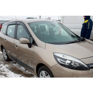 Deflektory okien (4 ks, HIC) Renault Scenic/Grand 2009–2016 fotografia 2