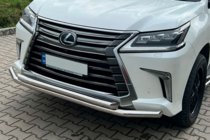 Lexus LX570/450d 2008–2022 Predný ochranný rám ST014 (2015+, nerez) fotografia 1