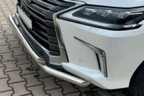 Lexus LX570/450d 2008–2022 Predný ochranný rám ST014 (2015+, nerez) fotografia 3
