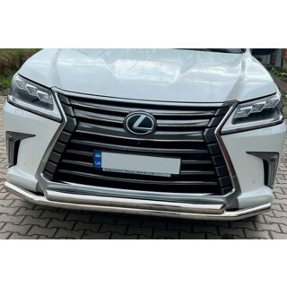 Predný ochranný rám ST014 (2015+, nerez) Lexus LX570/450d 2008–2022 fotografia 4