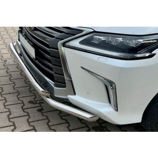 Predný ochranný rám ST014 (2015+, nerez) Lexus LX570/450d 2008–2022 fotografia 3