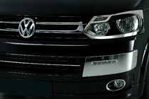 Volkswagen T5 2010–2015 Nerezové lišty na svetlomety (2 ks) fotografia 1