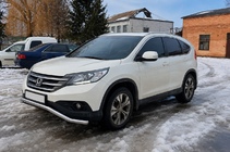 Honda CRV 2012–2016 Predný ochranný rám ST007 (nerez) fotografia 2