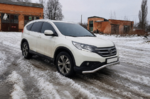 Honda CRV 2012–2016 Predný ochranný rám ST007 (nerez) fotografia 3