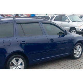Okenné deflektory SW (4 ks, HIC) Skoda Octavia II A5 2010–2013 fotografia 1