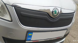 Skoda Fabia 2007–2014 Zimná clona na masku chladiča (2011-2014, horná) fotografia 1